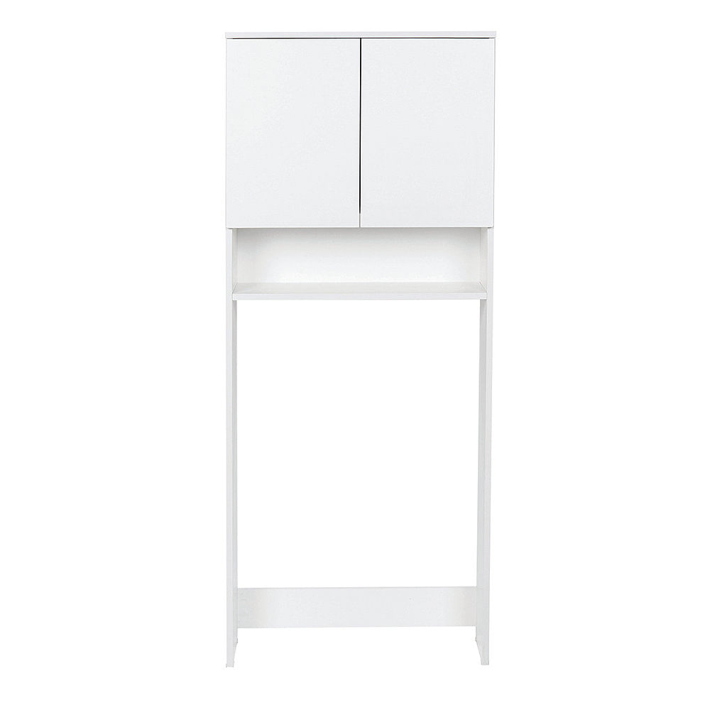 Mueble Sobre Inodoro 1,55 Mts Melamina Blanco ABC