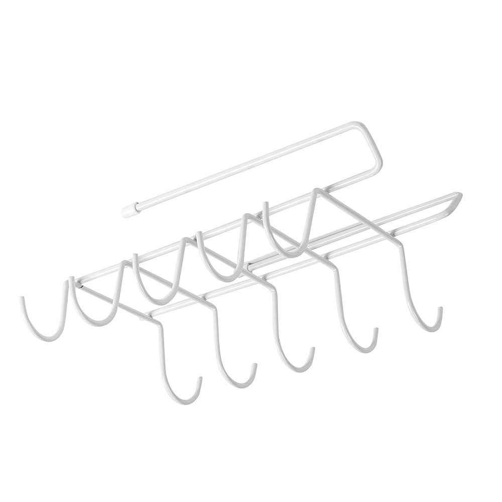 Organizador Tazas Bajo Mesada Metal Blanco 27X20X10 Cm Eurotecno