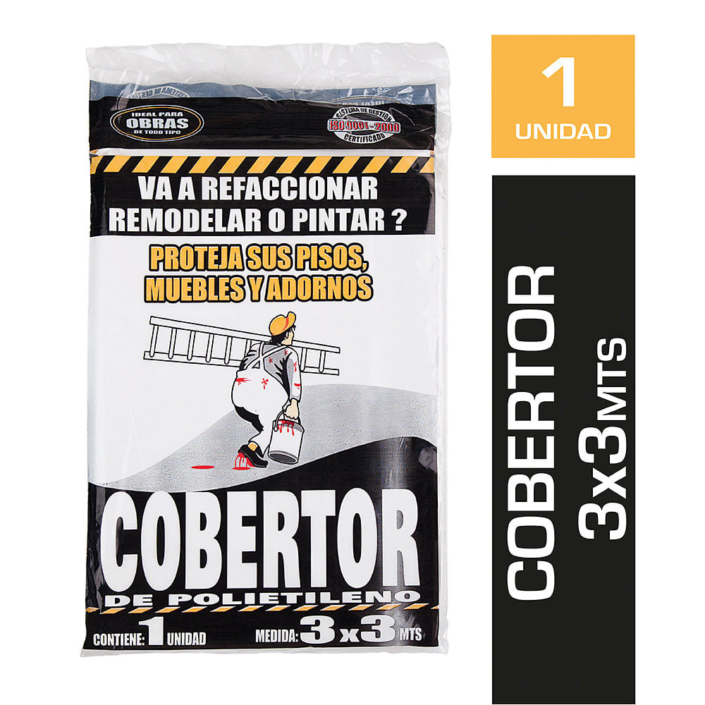 Cobertor de Polietileno 3x3 Mts 1 Un Asurin