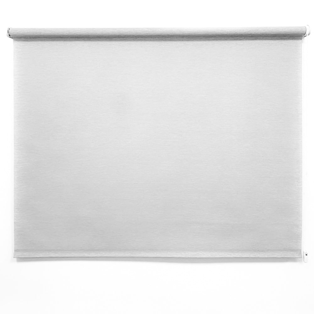 Cortina Roller Sunscreen PVC Blanco 240x250 Cm Dina