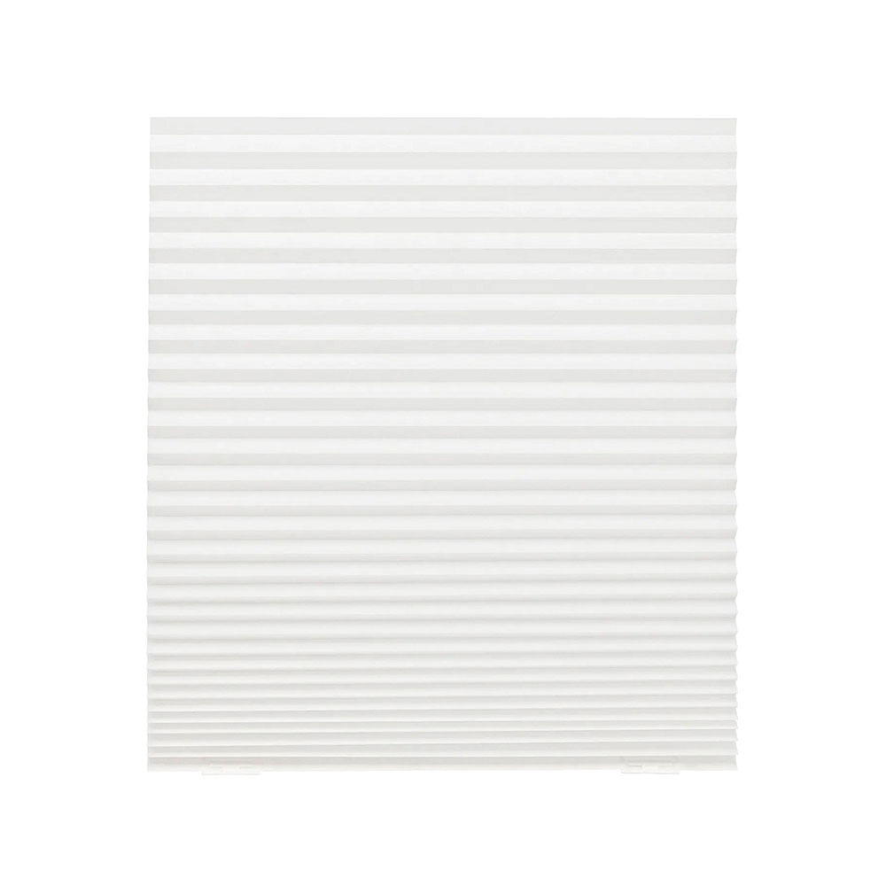 Set de 2 persianas plizada opaca blanca