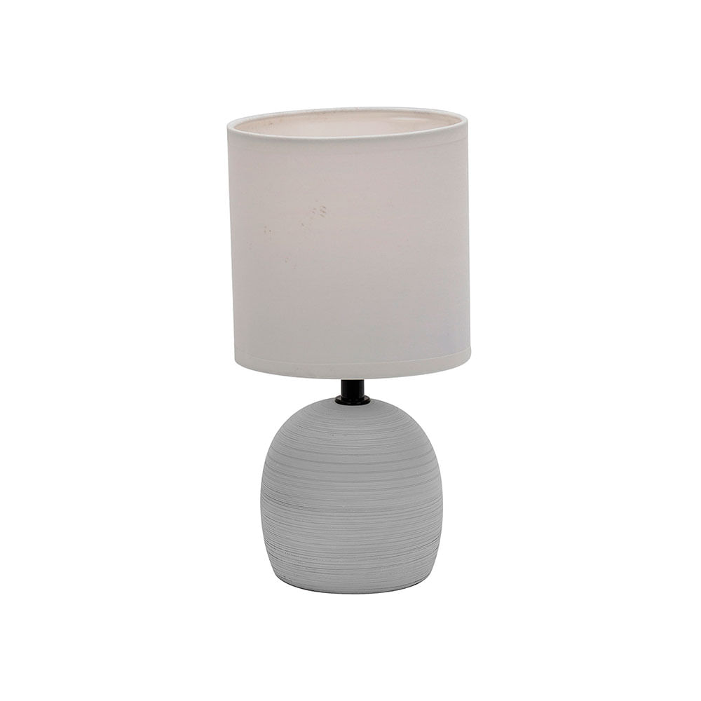 Lampara concreto gris 26 cm 1l e27