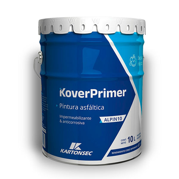 Pintura Asfáltica Impermeabilizante 10 Lts Kartonsec