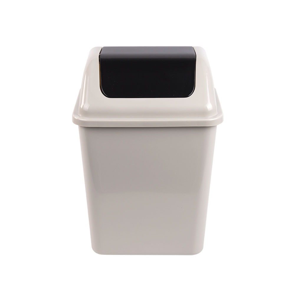 Cesto de Basura Vaivén 7.6 Lts Plástico Plateado Cotidiana