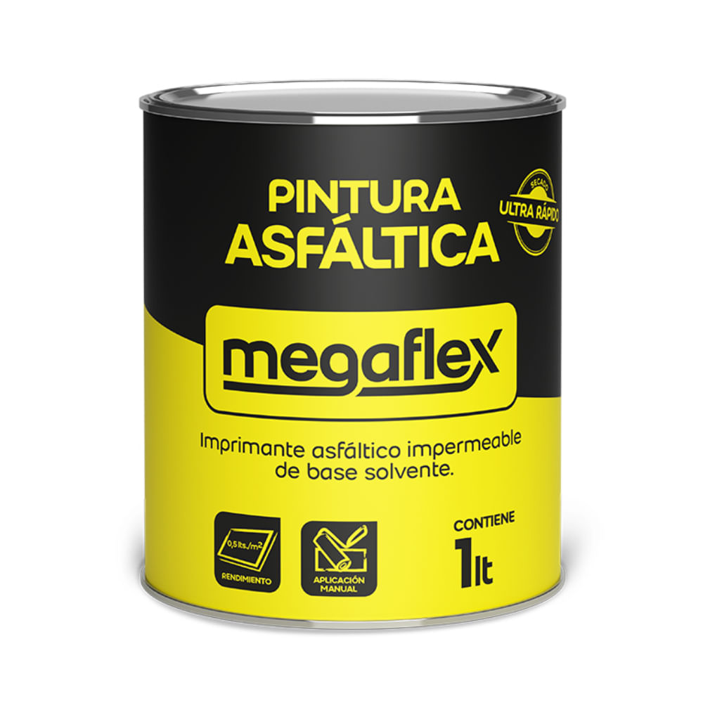 Pintura Asfáltica 1 Lt Premium Megaflex