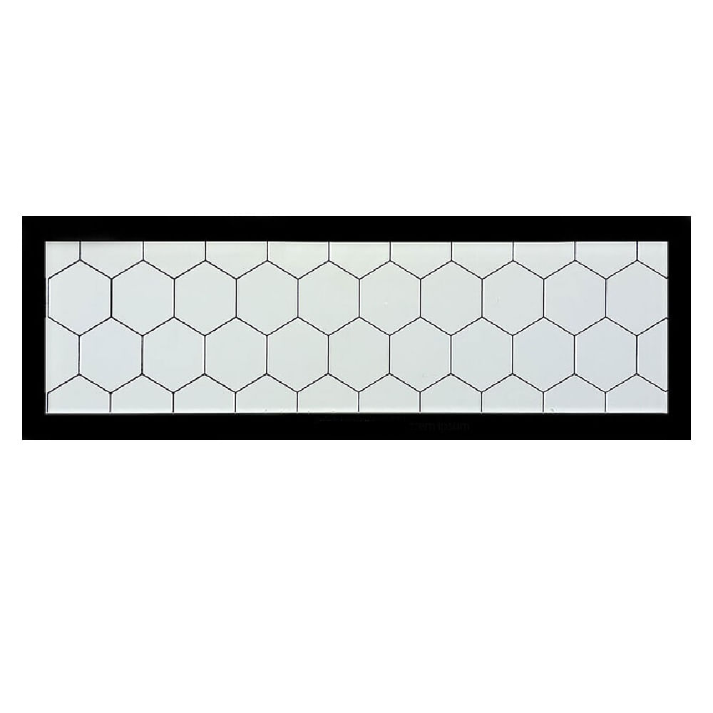 Guarda Hexagonal Blanco 7.5X30 Cm San Giovanni