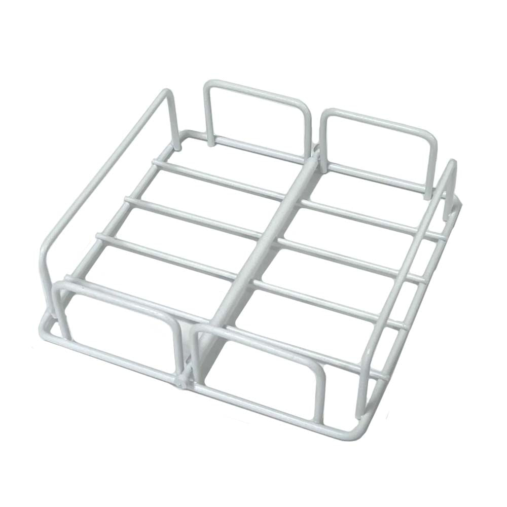 Servilletero 101 Servilletas 7x20x20 Cm Metal Blanco Cotidiana