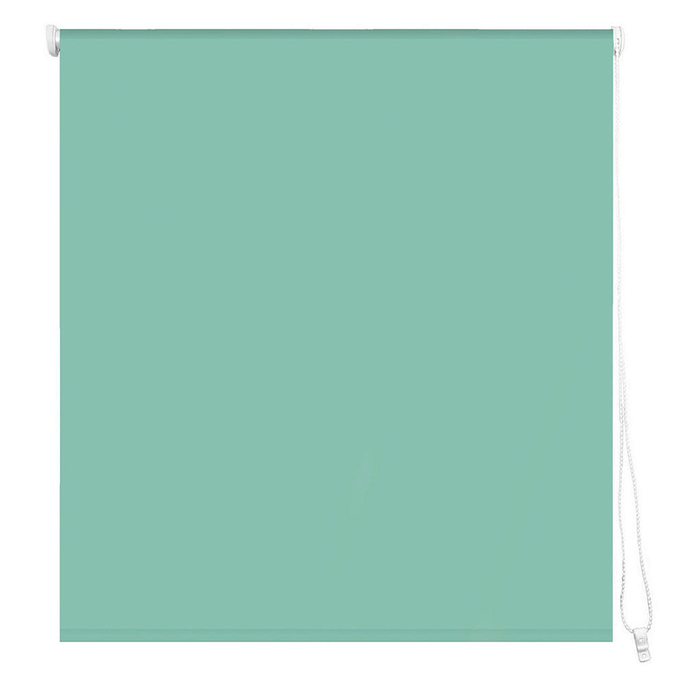 Cortina Roller Blackout Poliéster Menta 165x180 Cm Cotidiana