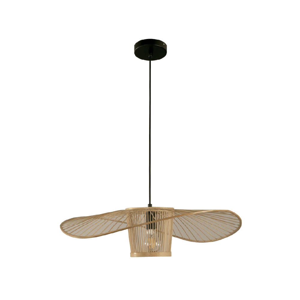 colgante bamboo capelina 1l e27 lumi