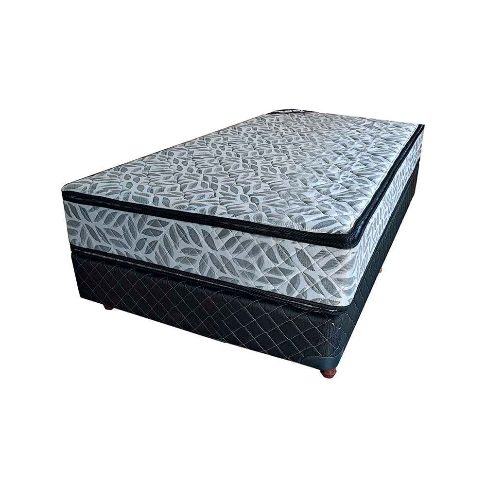 Colchón + Sommier Espuma Arno Pillow 1.5 Plazas 100x190x59 Cm Kavanag