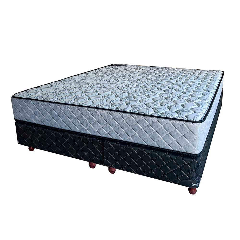 Set Colchón Espuma Alta Densidad Piave Queen 160x200x56 Cm Kavanag