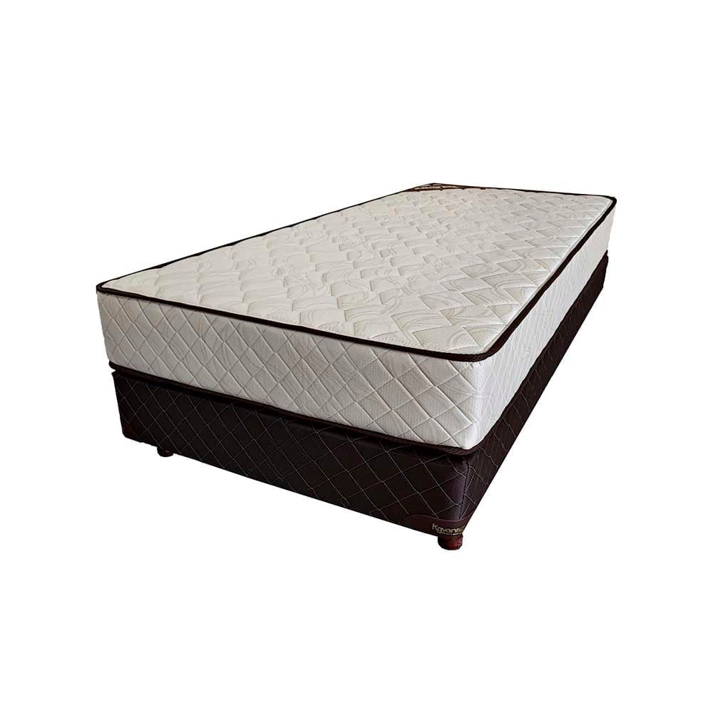 Colchón Sommier Tiber 1 Plaza 80x190x56 Cm Kavanag
