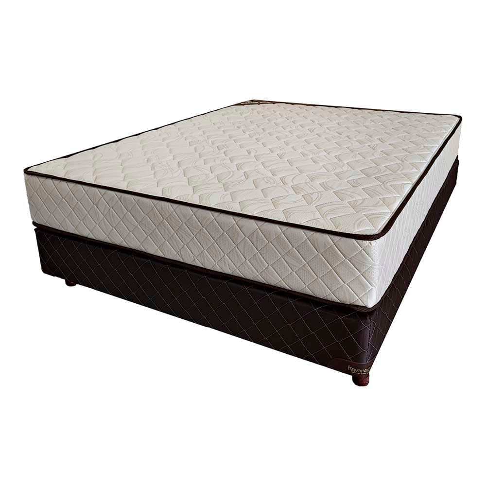Conjunto Colchón y Sommier Tiber 2 Plazas 140x190x56 Cm Kavanag