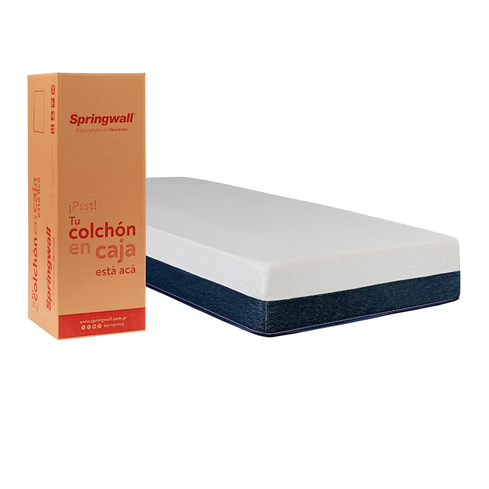 Colchón Espuma Upper Max 80X190 Cm 1 Plaza Springwall