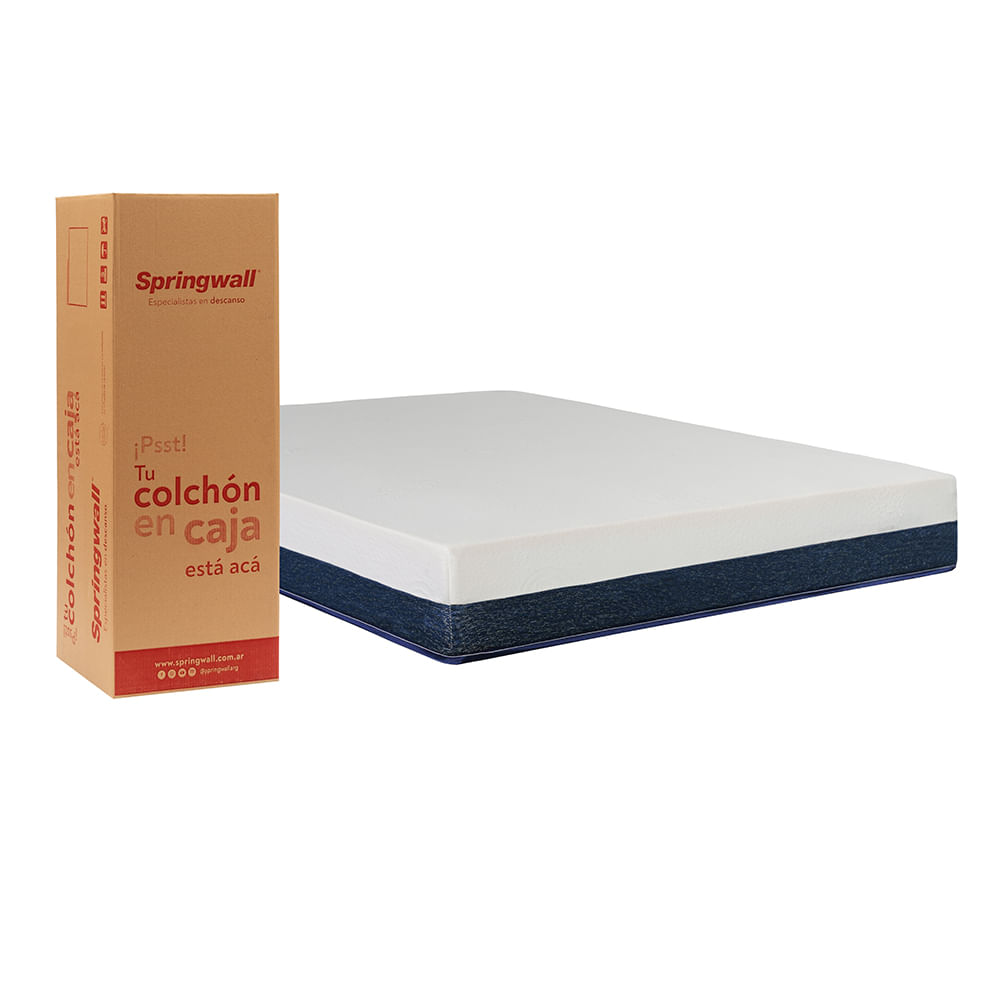 Colchón Espuma Upper Max 140X190 Cm 2 Plazas Springwall