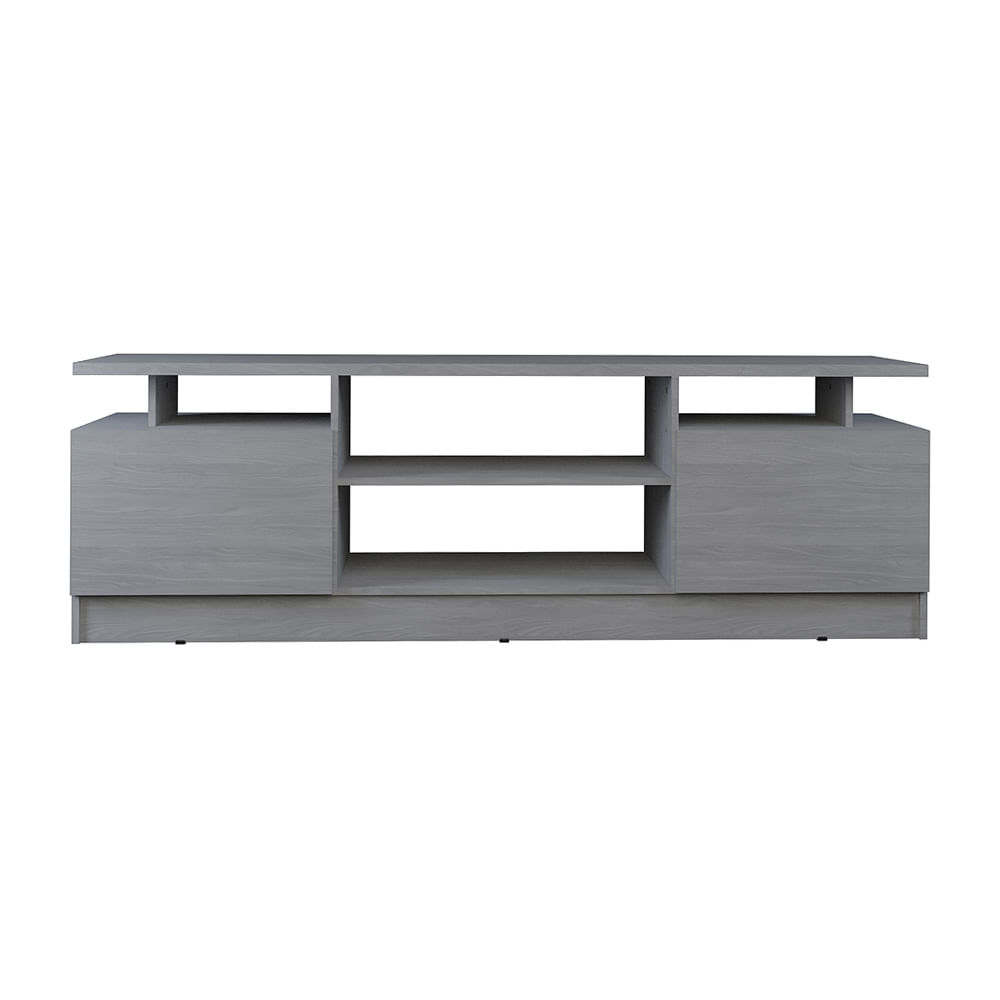 Rack para TV 182x46x59,3 Cm Melamina Gris Jacaranda Orlandi