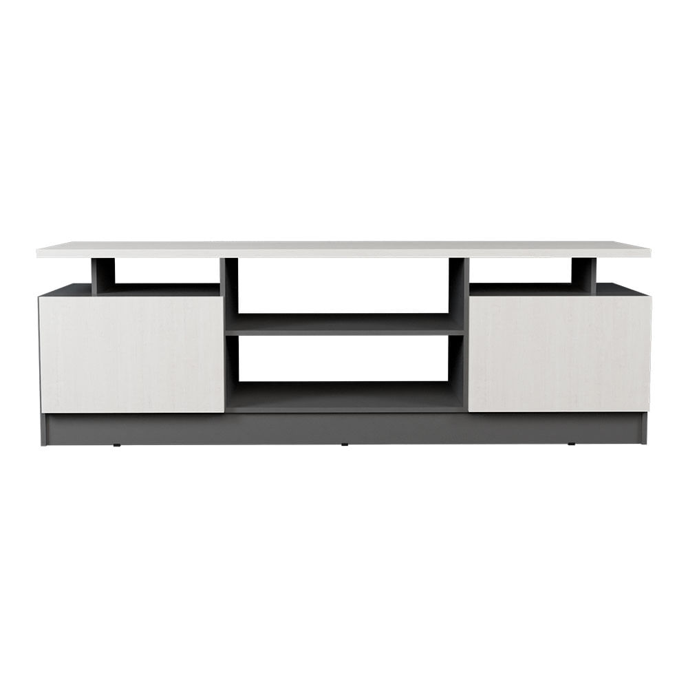 Rack para TV 182x46x59 Cm Melamina Grafito/Venecia Orlandi