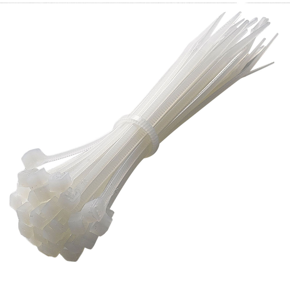 Precinto Nylon 100x2.5 Mm Transparente x 25 Un Mc Carthy
