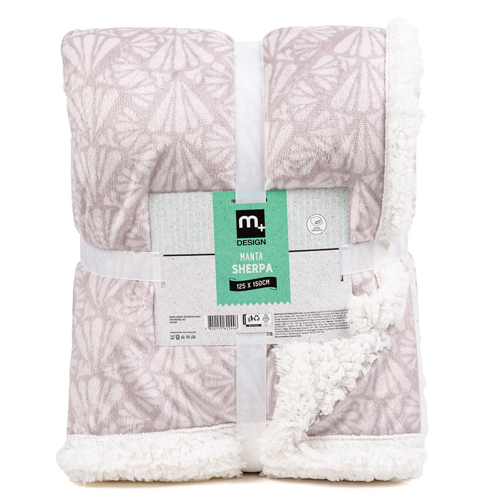 Manta Sherpa 120x150 Cm Etnico