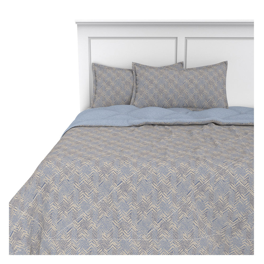 Plumón Sintetico Estampado Mf Rev 120-370 Kp Geo
